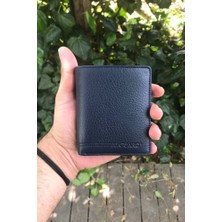 Guard Bozuk Para Girişli Mat Siyah Deri Erkek Cüzdanı