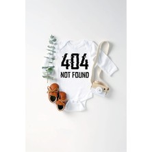 Tuğba Baby Bebek 404 Not Found Baskılı Body Zıbın