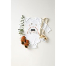 Tuğba Baby Bebek Vintage Home Baskılı Body Zıbın