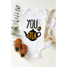 Tuğba Baby Bebek Sen Ben ve Çay Baskılı Body Zıbın