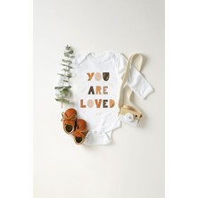 Tuğba Baby Bebek You Are Loved Baskılı Body Zıbın