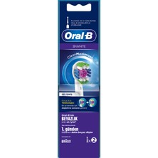 Oral-B Oral-B  Şarjlı Diş Fırçası Yedek Başlığı 3 Boyutlu 2'li