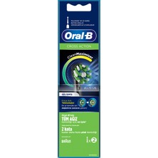 Oral-B Oral-B  Şarjlı Diş Fırçası Yedek Başlığı Siyah Cross Action 2'li