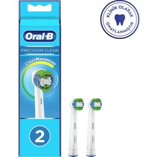 Oral-B Şarjlı Diş Fırçası Yedek Başlığı Precision Clean 2'li
