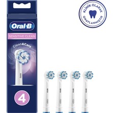 Oral-B Sensitive Clean 4'lü Diş Fırçası Yedek Başlığı EB60