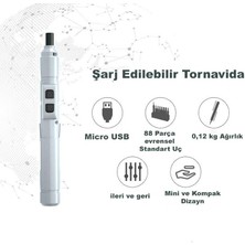 Dailytech Mini Taşınabilir Tornavida Akülü Şarjlı Elektrikli