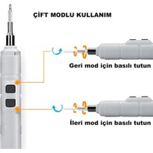 Dailytech Mini Taşınabilir Tornavida Akülü Şarjlı Elektrikli