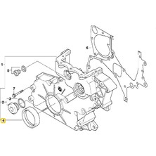 Heropar Bmw Uyumlu M57 M57N M47N M57N2 M47N2 Motor Ön Krank Keçesi 11142249534