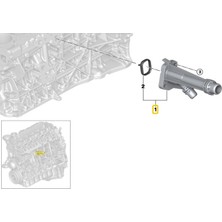 Heropar Bmw Uyumlu N57 N57S Motor Su Flanşı 11117803751