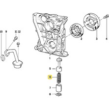 Heropar Bmw Uyumlu M40 M42 M43 M44 M50 M51 M52 Motor Yağ Pompa Yayı 11411706809