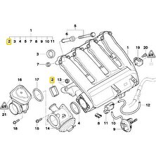 Heropar Bmw Uyumlu Elring Emme Manifold Contası 11617790198