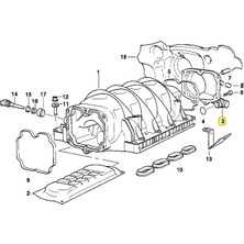 Heropar Bmw E31 E32 E34 ve E38 M60 Uyumlu Motor Emme Manifold Valfi 11617501562