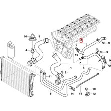 Heropar Bmw M52 ve M54 Uyumlu Motor Febi Su Flanşı 11531705210