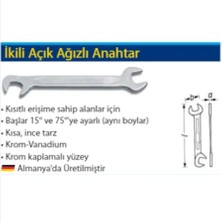 Hazet 440-10 Kısıtlı Alanlar Için Açıkağız Anahtar 10 x 10 mm