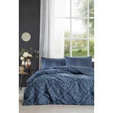 Özdilek Clasurol Çift Kişilik Soft Life Saten Nevresim Takımı-Petrol