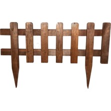 Viselia Bahçe Çiti Bahçe Dekorasyonu Ahşap Bahçe Dekoru Ağaç Çit 60 cm