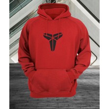 Amor Man Kapüşonlu Mamba Kobe Bryant Göğüs Baskılı 4 Iplik Çok Kalın Oversize Tam Kışlık Dünya Trendi Erkek Sweatshirt