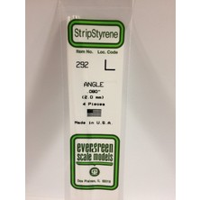 Evergreen 292 2,0*355 mm Köşebent-L CUBUK-4ADET -Beyaz