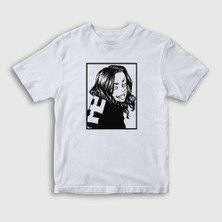 Presmono Unisex Çocuk Beyaz Smile Baji Anime Tokyo Revengers T-Shirt