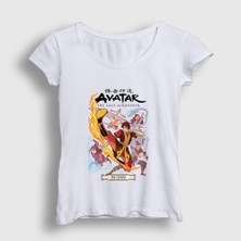 Presmono Kadın Beyaz Search Anime Avatar The Last Airbender T-Shirt