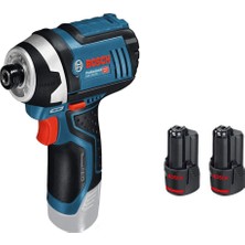 Bosch Gdr 12V-105 Profesyonel 12 Volt 2 Ah Çift Akülü Darbeli Somun Sıkma Makinası