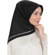 Levidor İpek Eşarp Twill Siyah