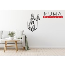 Numa Concept Themıs Mdf Tablo Adalet Terazisi Avukat Duvar Tablosu Adalet Tablo Dekoratif Duvar Süsü 35X50