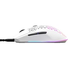 SteelSeries Aerox 3 Snow Kablolu Gaming Mouse