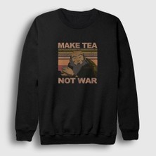 Presmono Unisex Siyah Iroh Make Tea Anime Avatar The Last Airbender Sweatshirt