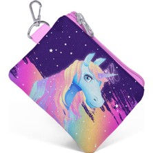 Coral High Mor Unicornlu Bozuk Para Çantası 21776