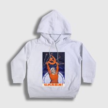 Presmono Unisex Çocuk Beyaz Slava CCCP Sovyetler Birliği Kapüşonlu Sweatshirt