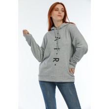 Superlife Süperlife Kapşonlu Air Baskılı Sweat SPR22SWK162