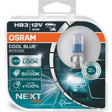 Osram 9005 Hb3 Cool Blue Intense Next Gen 5000K Beyaz Işık 2 Adet