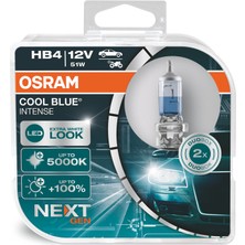 Osram 9006 Hb4 Cool Blue Intense Next Gen 5000K Beyaz Işık 2 Adet