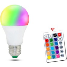 NHR E27 Smart Uzaktan Kumanda Rgb LED Ampul 16 Renk Değiştirme Magic