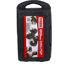 Hepitop Döküm Plaka Dambıl Seti Çantalı Dumbell Set 20 kg