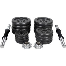 Hepitop Döküm Plaka Dambıl Seti Çantalı Dumbell Set 30KG