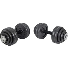 Hepitop Döküm Plaka Dambıl Seti Çantalı Dumbell Set 30KG