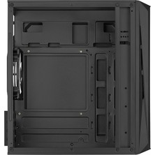 Aerocool CS-107 500W 3X12CM FRGB Fanlı Tam Mesh Ön Panel Micro ATX / Mini ITX Bilgisayar Kasası (AE-CS107P500)