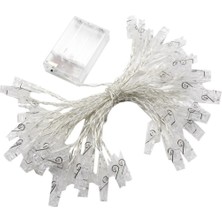 Safestore 20LI Işıklı Fotoğraf Mandalları 3 Metre