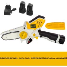 Sturdy Magic Saw Q-Torq 1800 Li-On Akülü Dal Kesme Çift Akülü Testere Bıçkı Makinası