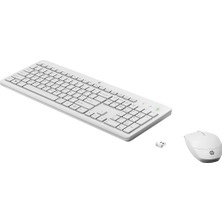 HP 230 Kablosuz Klavye & Mouse Kombo Set Türkçe Beyaz 3L1F0AA