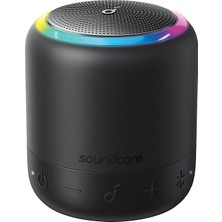 Anker SoundCore Mini 3 Pro Bluetooth Hoparlör - 6W Ses Bombası - IPX7 Suya Dayanıklılık - 15 Saate Varan Şarj - Siyah - A3127