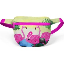 Coral High Pembe Flamingolu Bel Çantası 22592