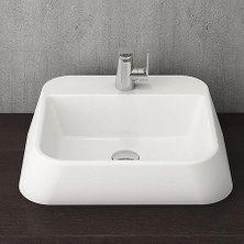 Bocchi Firenze Batarya Banklı Çanak Lavabo Parlak Beyaz 1074-001-0126