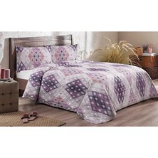 Özdilek Purple Diamont Yatak Örtüsü Çift Kişilik
