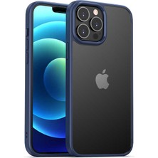 CoverZone Apple iPhone 13 Pro Uyumlu Sert Esnek Body Flex Tpu Kılıf Lacivert