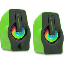 Rampage Rms-G7 Falsetto Gaming USB Yeşil Speaker