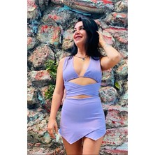 Butik Ponçik Zara Model Lila Şort Etek