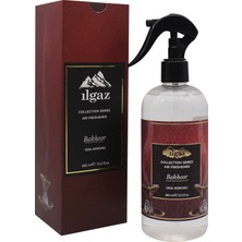 Ilgaz Collectıon (Gül) Bakhoor Oda Kokusu 400 ml Oda Spreyi + 10 ml Amber Yağı Misk Buhurdanlık Kokusu